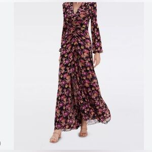 NWT Diane Von Fursenberg “Sean” Mesh Dress